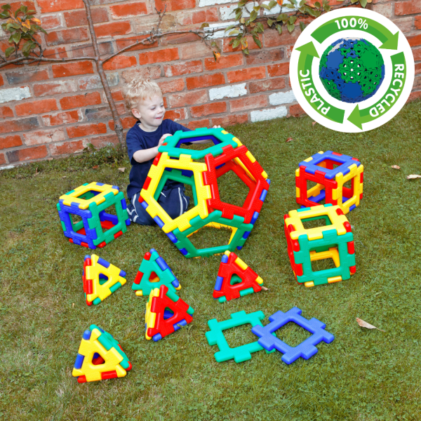 Giant Polydron Platonic Solids Set